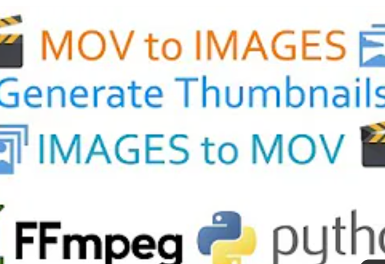 Python Tutorial – How to Use FFMPEG with Python for MOV to Image Sequence and Thumbnail Generation